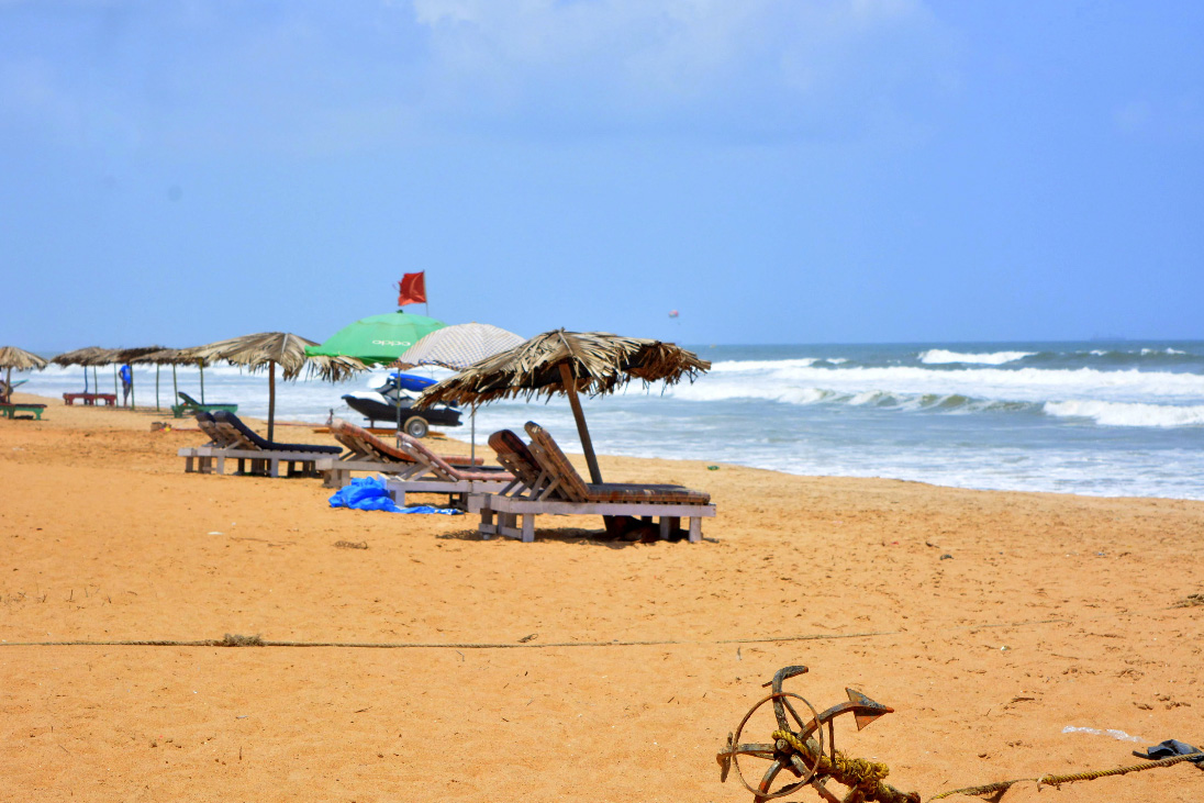 Пляж Кандолим в Северном Гоа – Индия